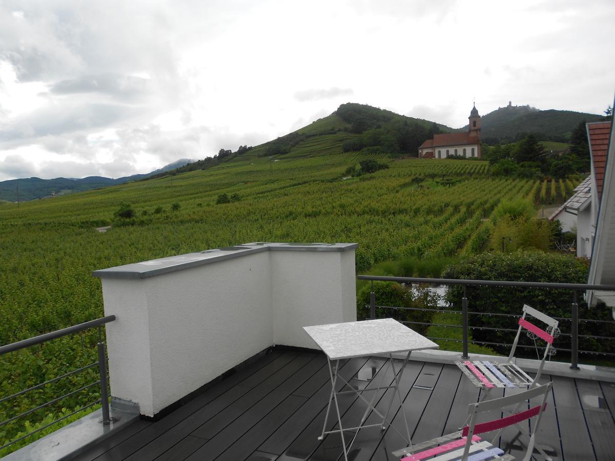 Au Coeur Du Vignoble Panzió Orschwiller Kültér fotó